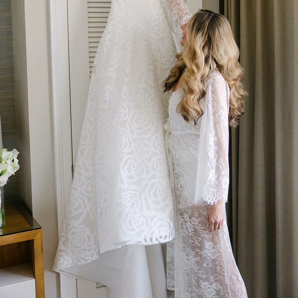 Floor length Bridal Robe
